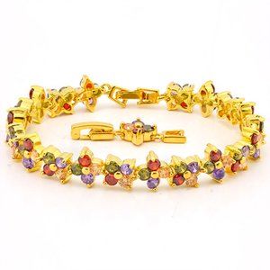 Multi Color Gem Bracelet